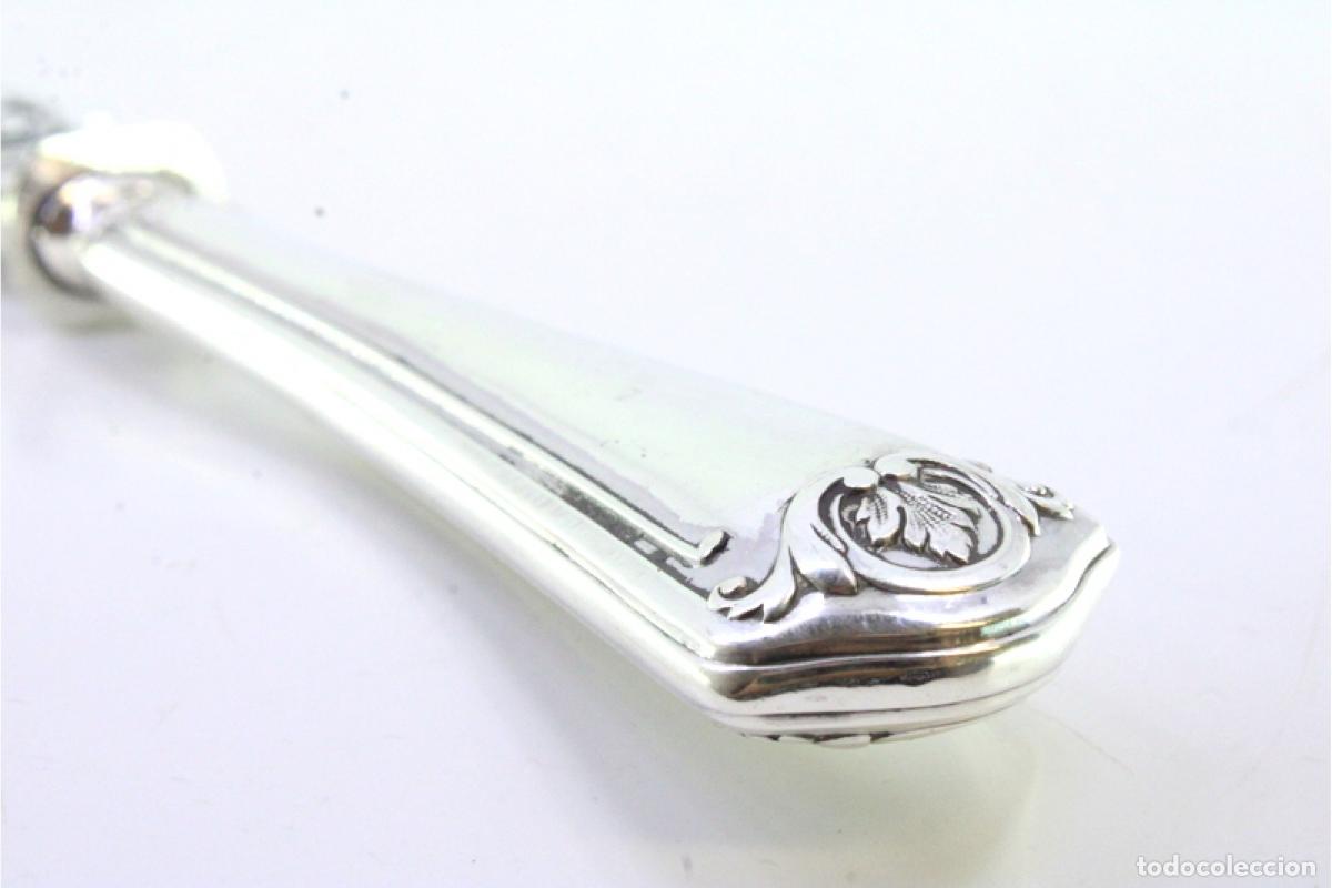 Antig&uuml;edades: Cuchillo de plata, para pescar - Foto 4