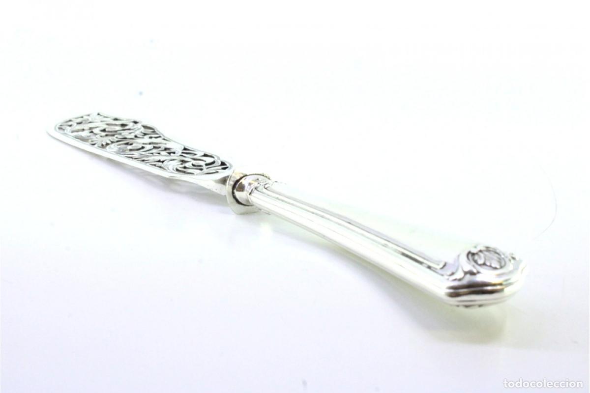 Antig&uuml;edades: Cuchillo de plata, para pescar - Foto 5