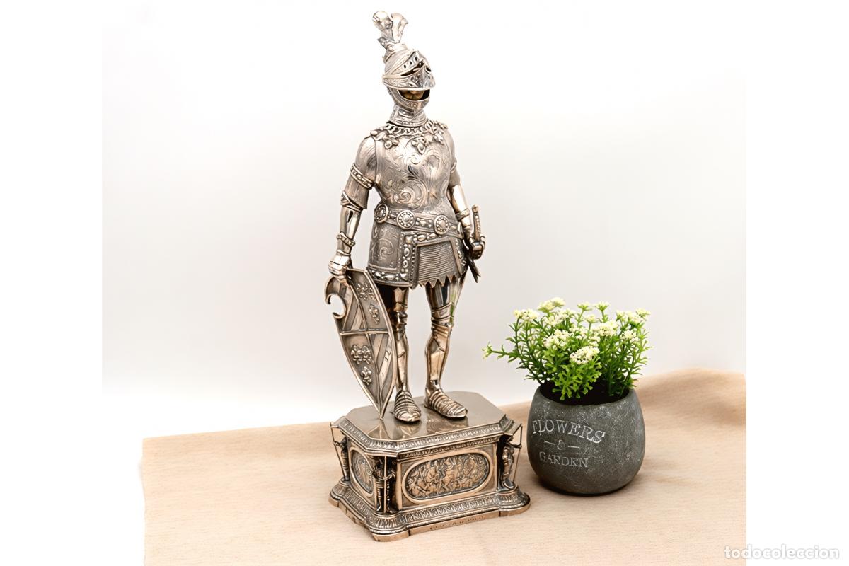 Antiquit&auml;ten: Estatua de plata - caballero del siglo XVI