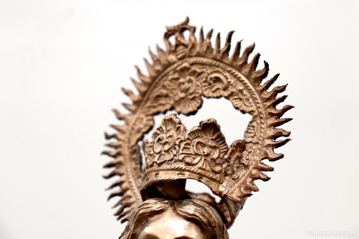 Antig&uuml;edades: Estatua de plata - Nuestra Se&ntilde;ora - Foto 7