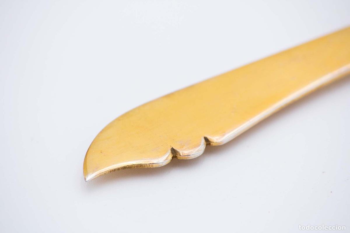 Antig&uuml;edades: Cuchillo de queso de plata - Foto 2