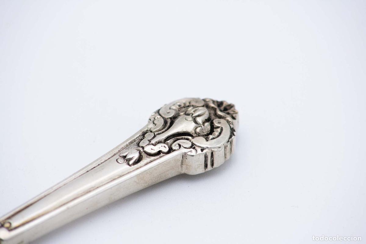 Antig&uuml;edades: Cuchillo de queso de plata - Foto 4