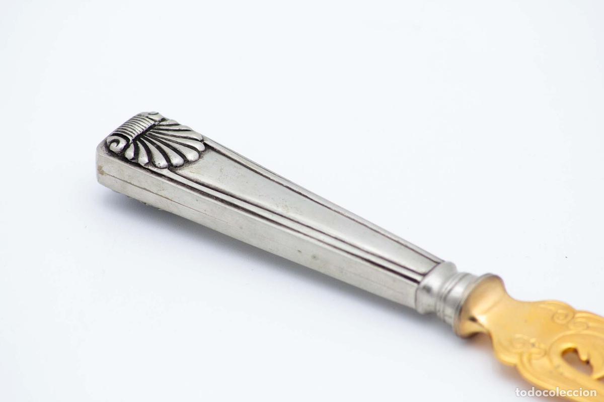 Antig&uuml;edades: Cuchillo de plata, para pescar - Foto 4