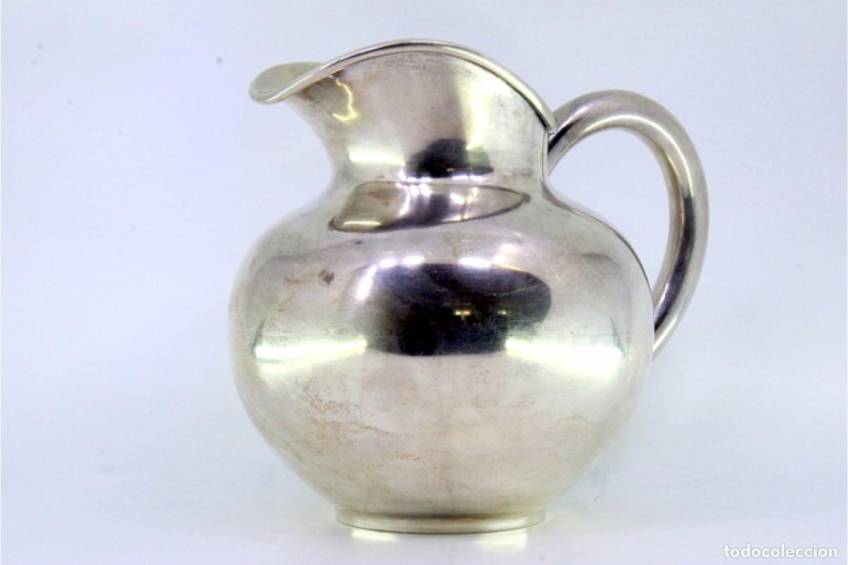 Antig&uuml;edades: Jarra de agua de plata - Foto 3