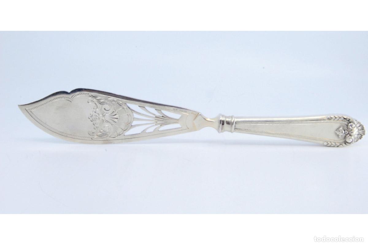 Antig&uuml;edades: Cuchillo de plata, para pescar - Foto 4