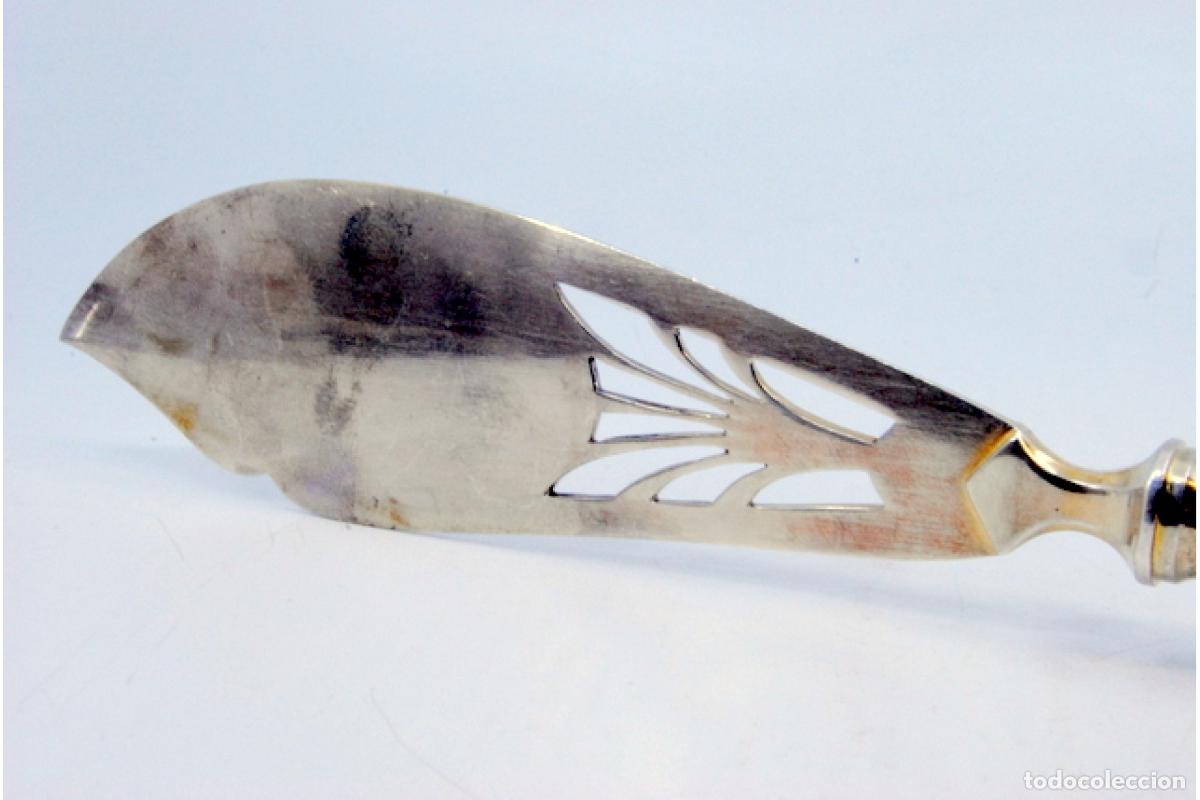 Antig&uuml;edades: Cuchillo de plata, para pescar - Foto 6