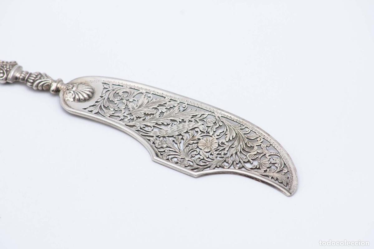 Antig&uuml;edades: Cuchillo de plata, para pescar - Foto 2