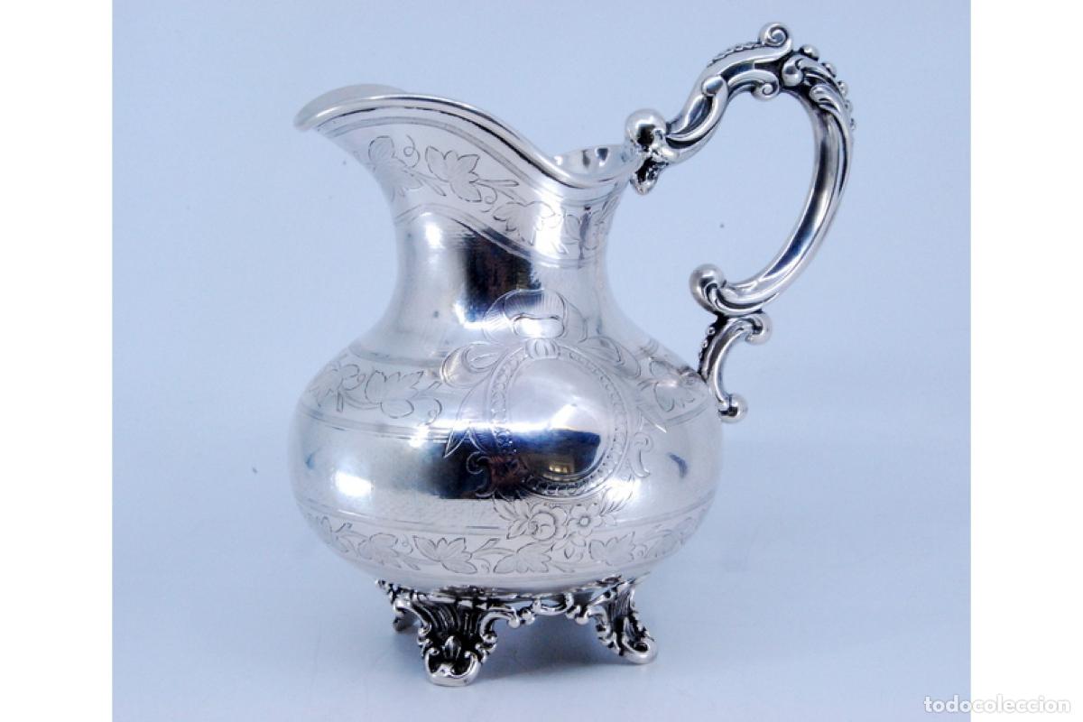 Antig&uuml;edades: Jarra de agua de plata - Foto 2