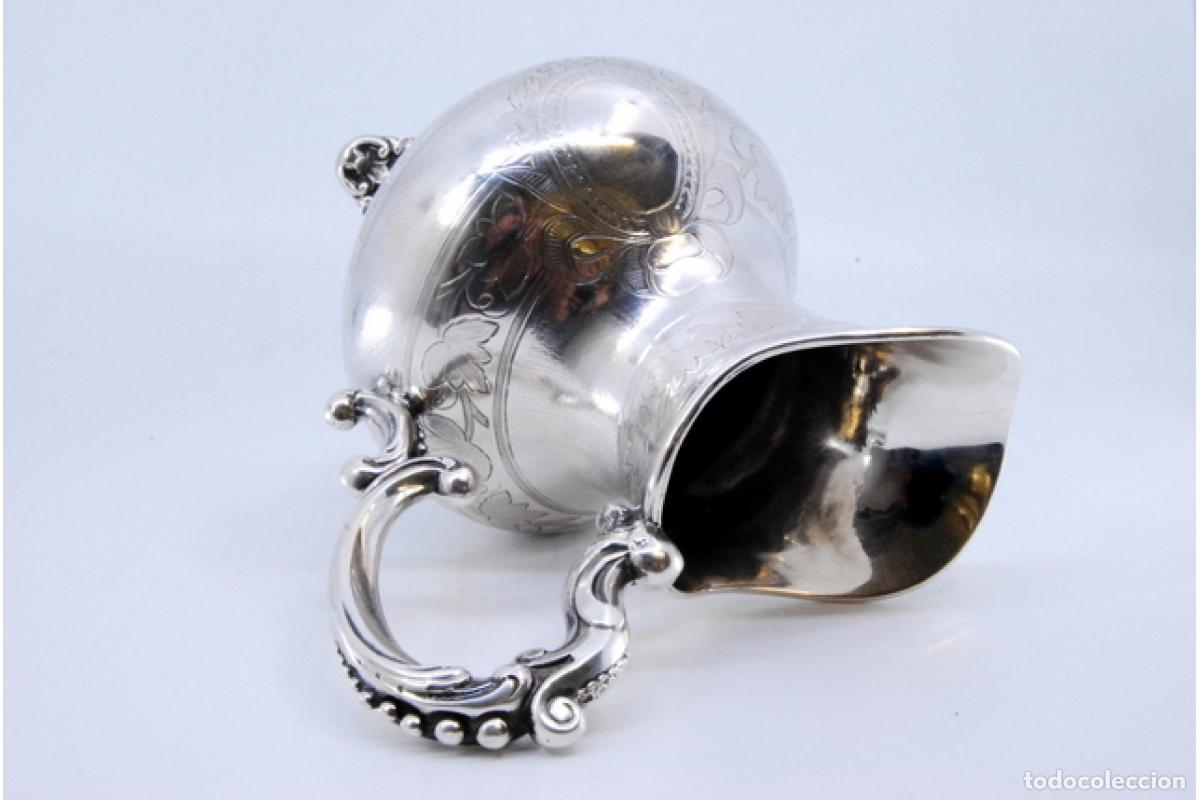 Antig&uuml;edades: Jarra de agua de plata - Foto 9