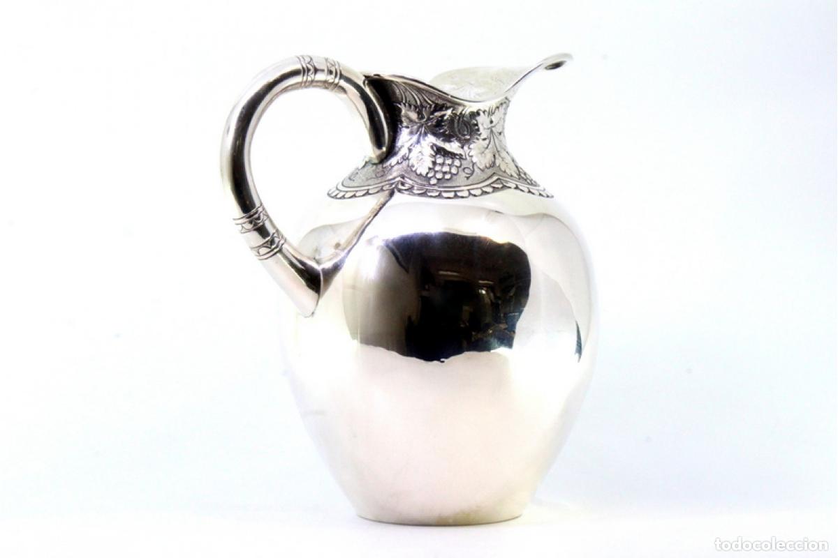 Antig&uuml;edades: Jarra de agua de plata - Foto 5