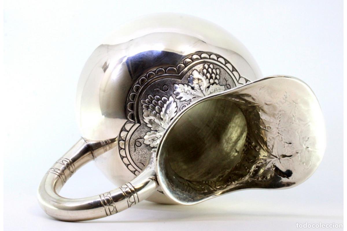 Antig&uuml;edades: Jarra de agua de plata - Foto 6