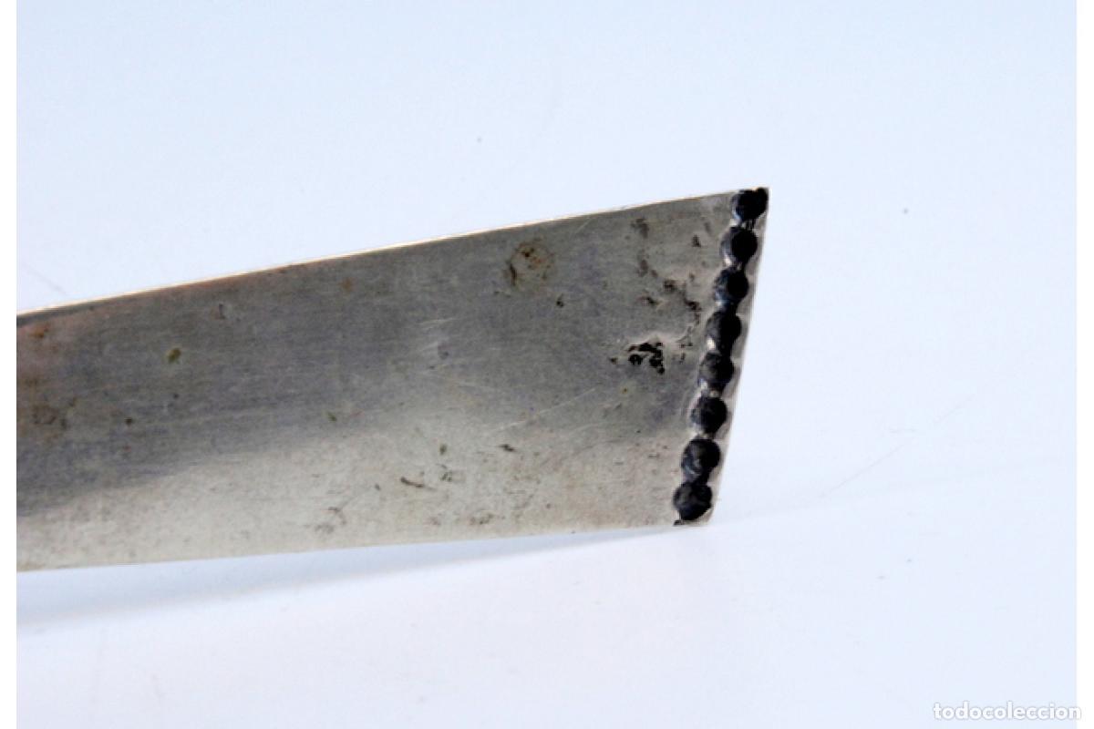 Antig&uuml;edades: Cuchillo de mantequilla de plata - Foto 4