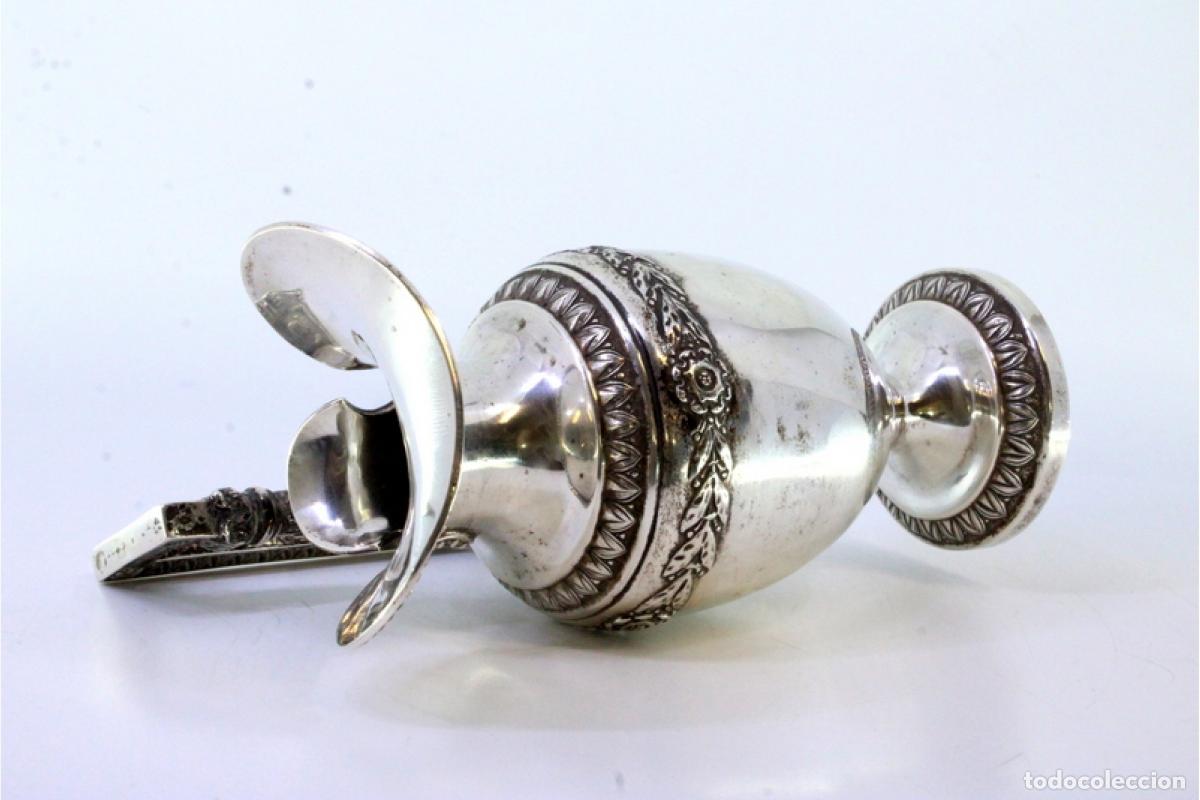 Antig&uuml;edades: Jarra de agua de plata - Foto 4