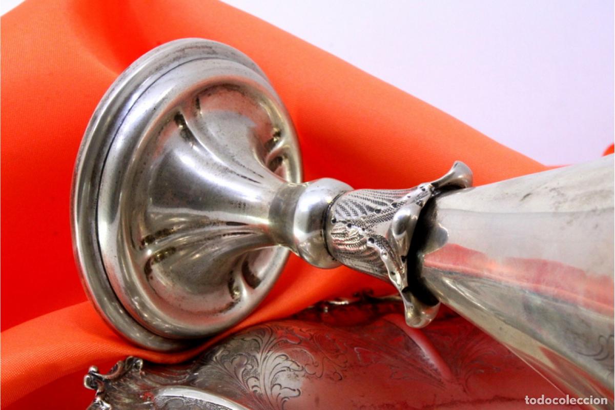 Antig&uuml;edades: Jarra de agua de plata - Foto 6