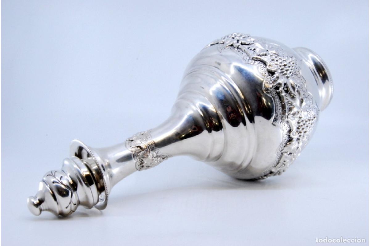 Antig&uuml;edades: Jarra de vino de plata - Foto 5