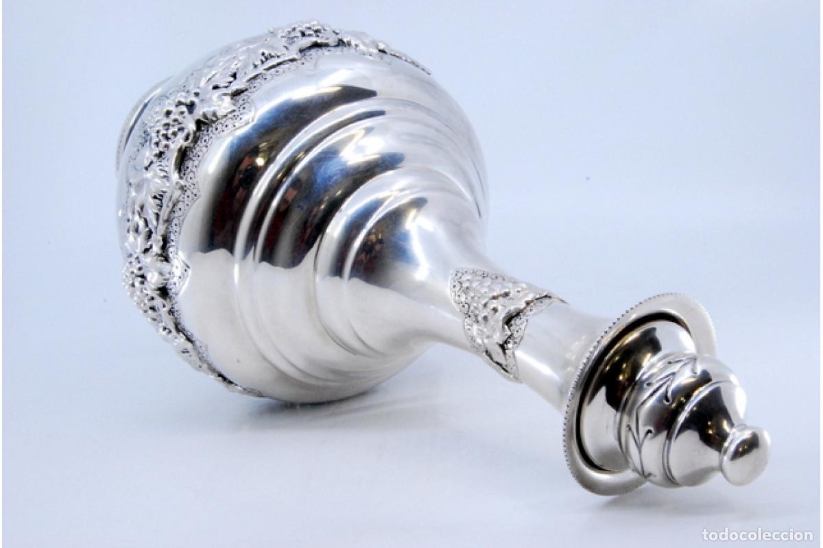 Antig&uuml;edades: Jarra de vino de plata - Foto 9