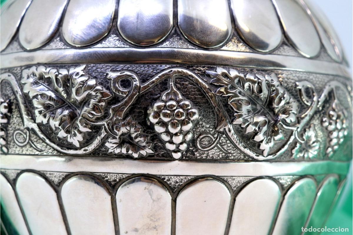 Antig&uuml;edades: Jarra de vino de plata - Foto 3