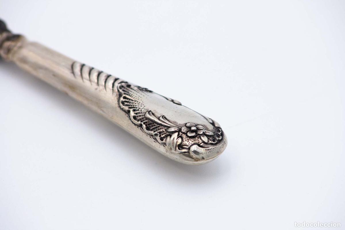 Antig&uuml;edades: Cuchillo de plata, para pescar - Foto 2