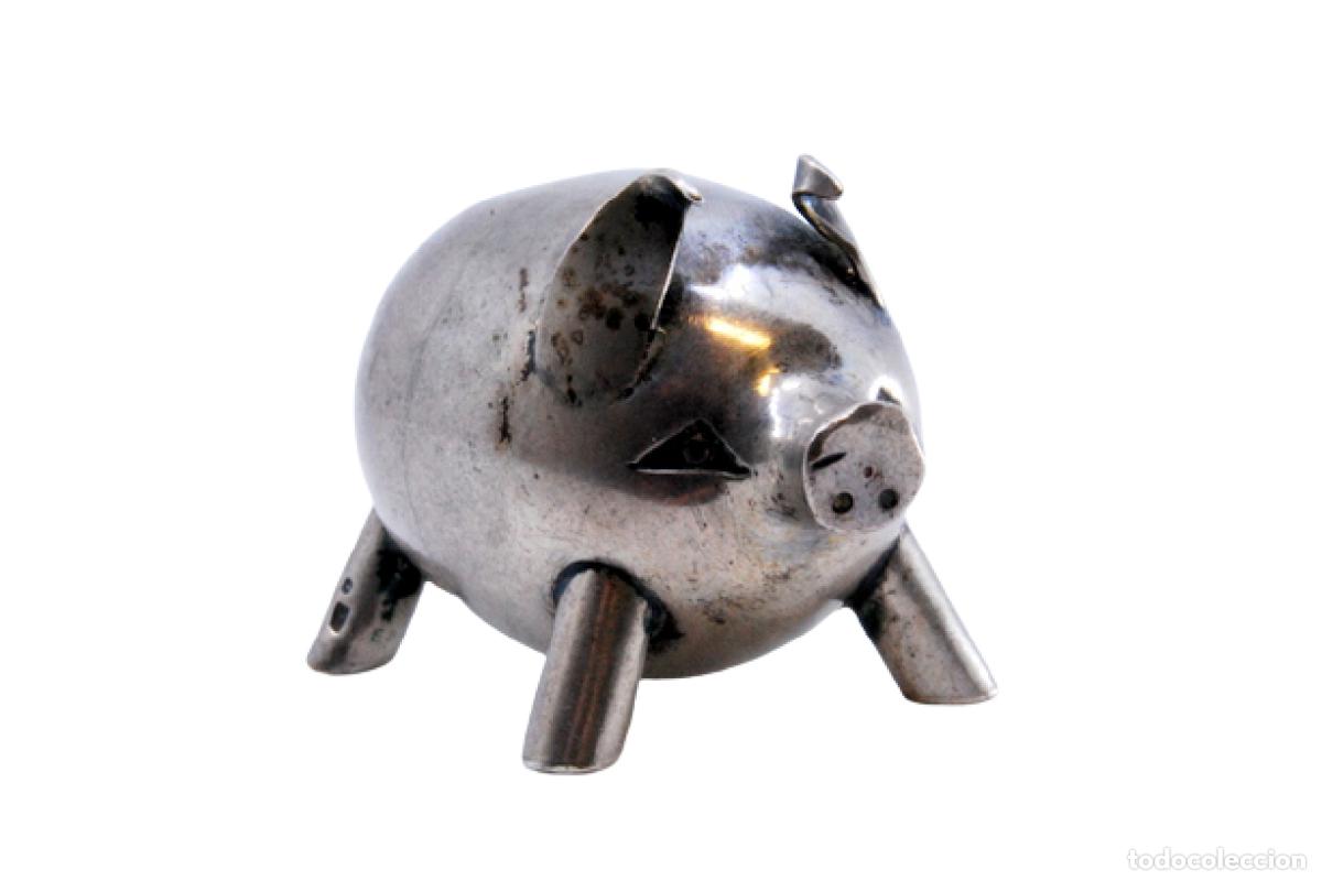 Antig&uuml;edades: Cerdo de plata - Foto 1