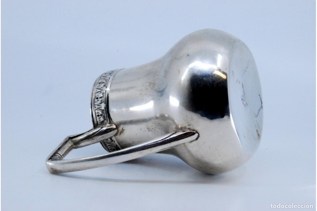 Antig&uuml;edades: Jarra de vino de plata - Foto 7