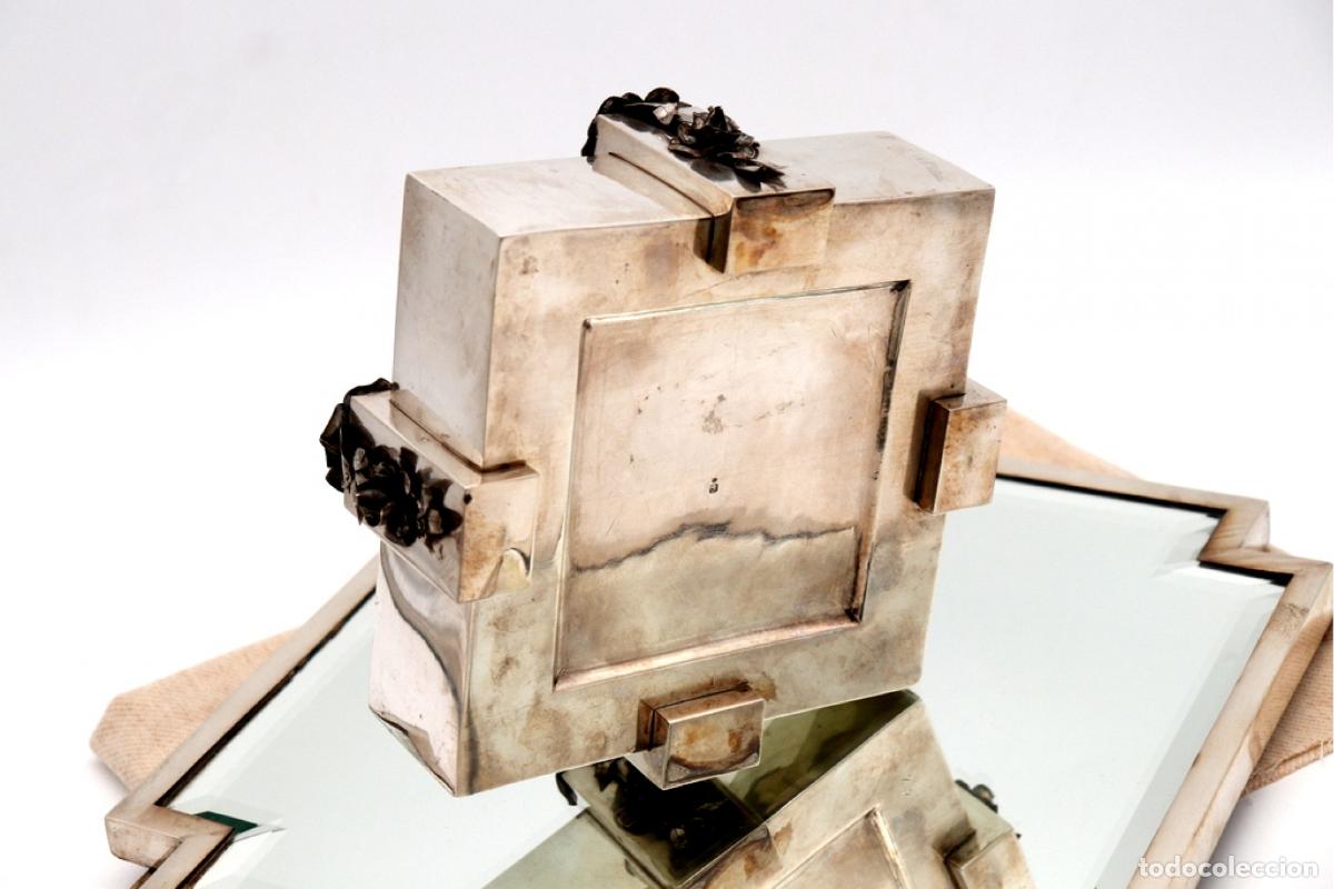 Antig&uuml;edades: Maceta de plata - Art D&eacute;co - Foto 4