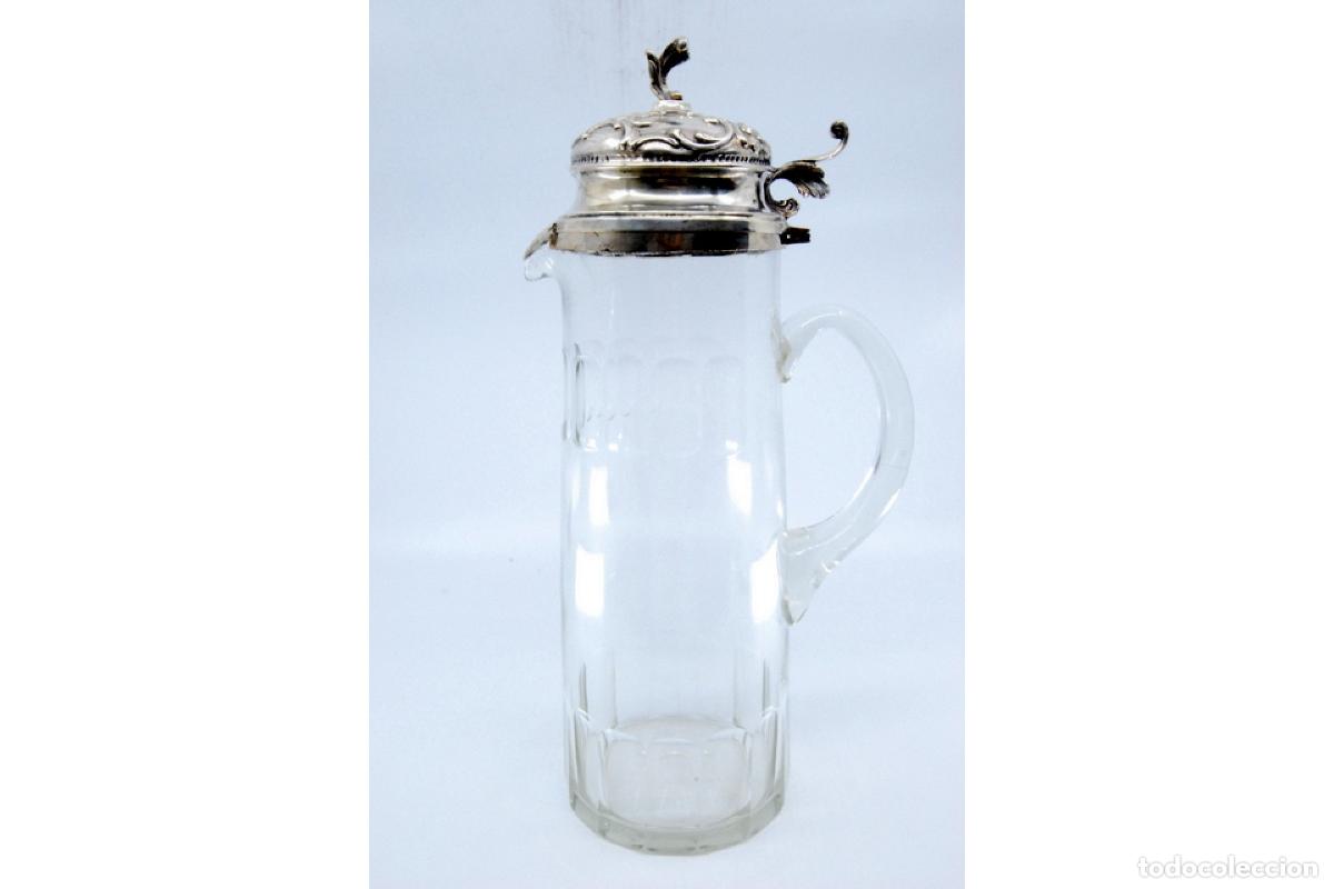 Antig&uuml;edades: Jarra de vino de plata - Foto 3