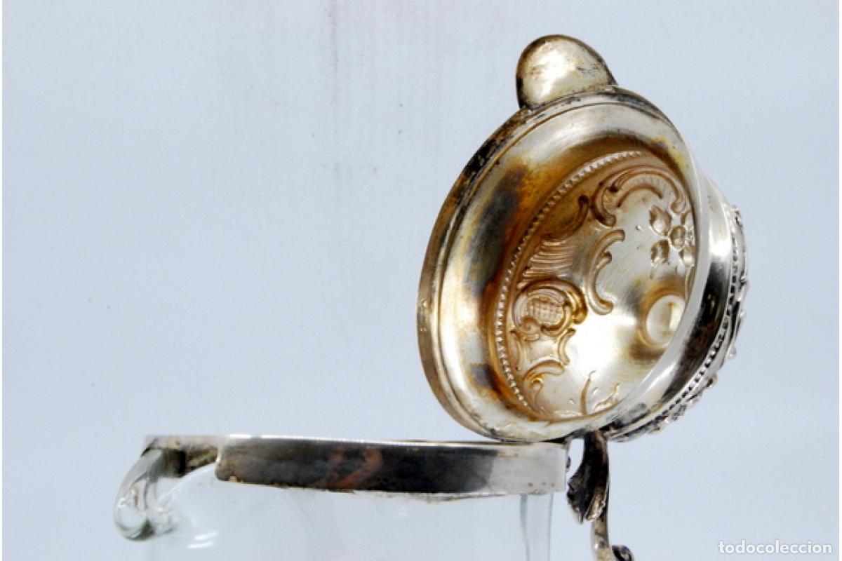 Antig&uuml;edades: Jarra de vino de plata - Foto 4