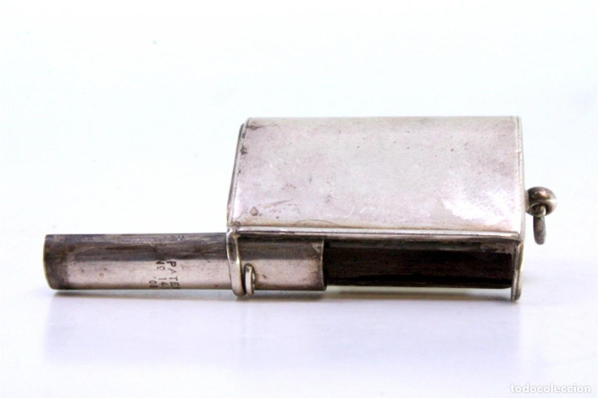 Antig&uuml;edades: Caja de cerillas de plata - Foto 2