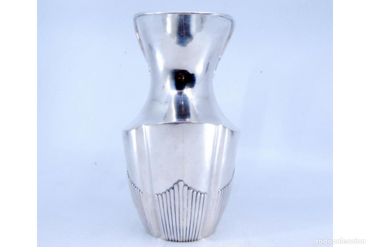 Antig&uuml;edades: jarra de leche de plata - Foto 3
