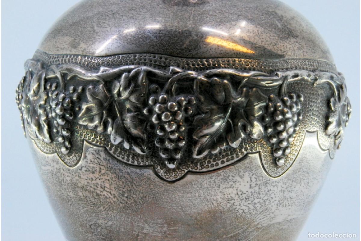Antig&uuml;edades: Jarra de vino de plata - Foto 7