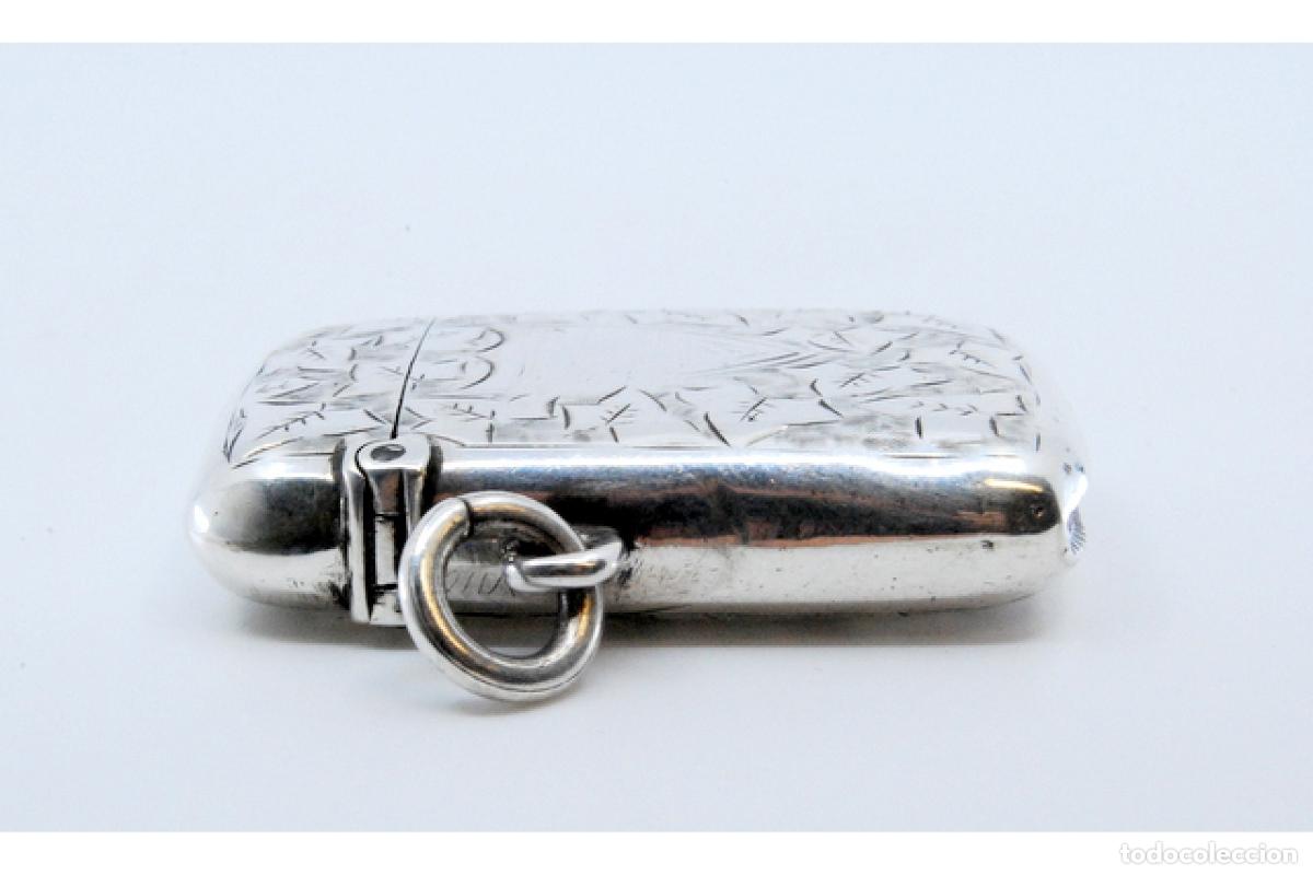 Antig&uuml;edades: Caja de cerillas de plata - Foto 10