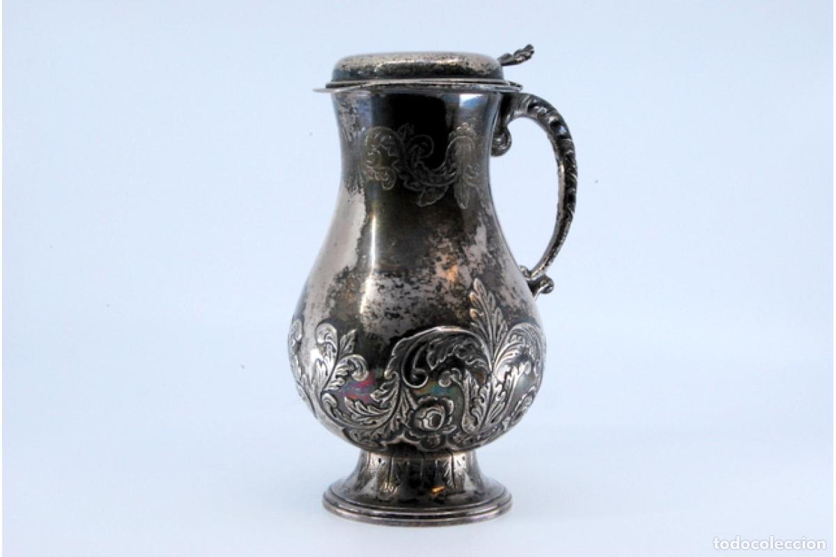 Antig&uuml;edades: Cafetera de plata - Foto 3