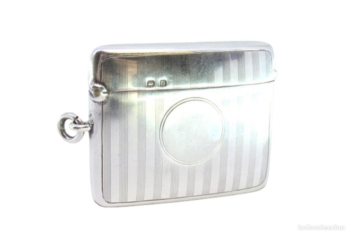 Antig&uuml;edades: Caja de cerillas de plata - Foto 1