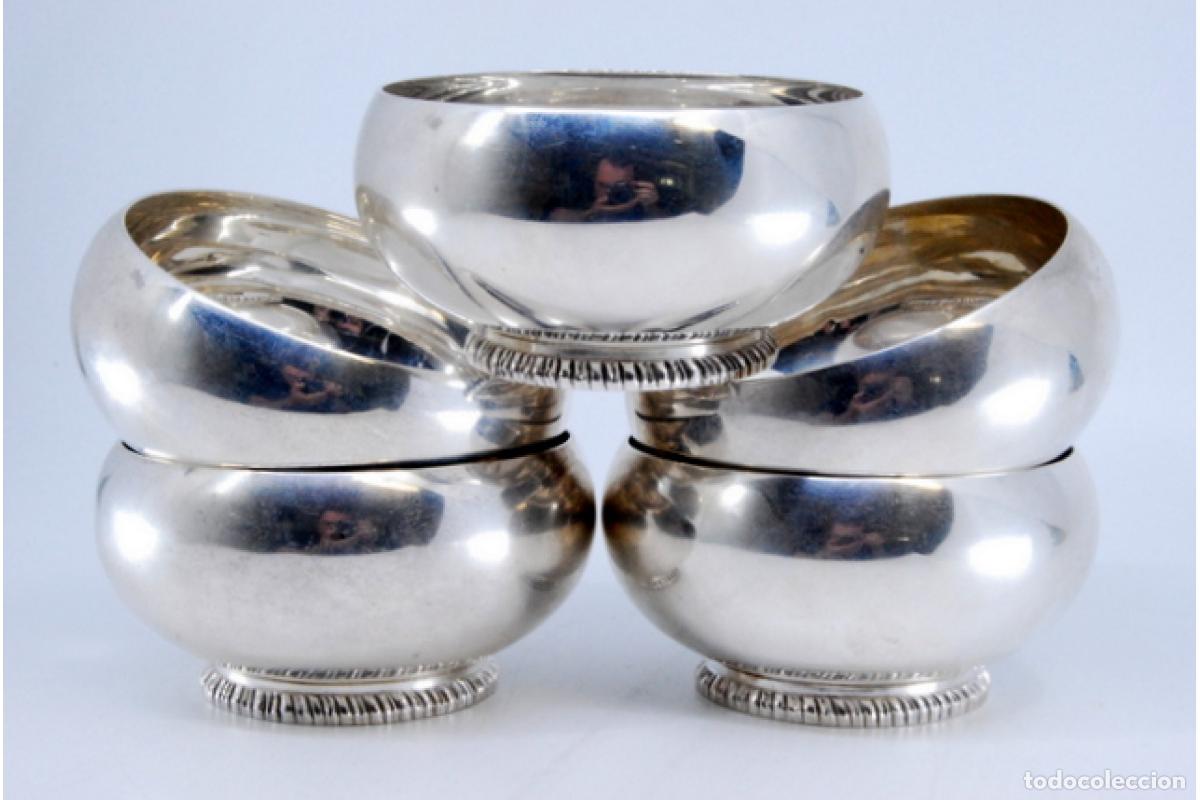 Antig&uuml;edades: 5 lavabos de plata - Foto 4