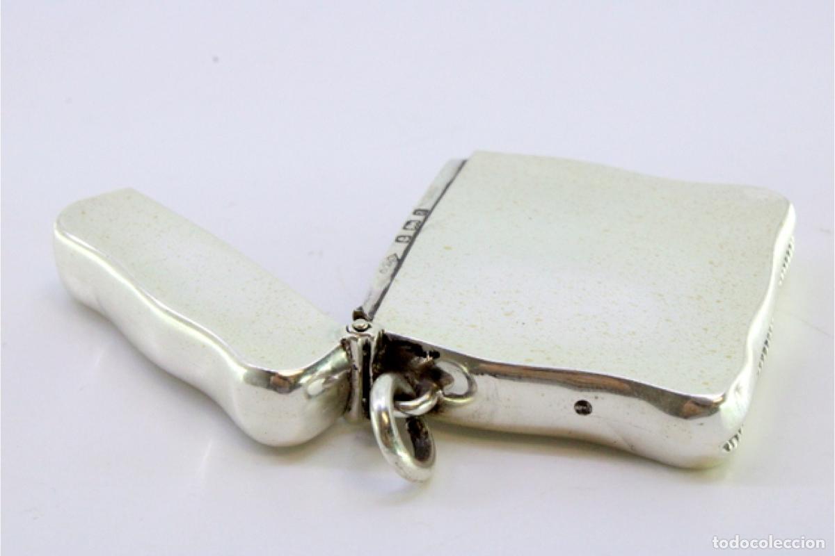 Antig&uuml;edades: Caja de cerillas de plata - Foto 4