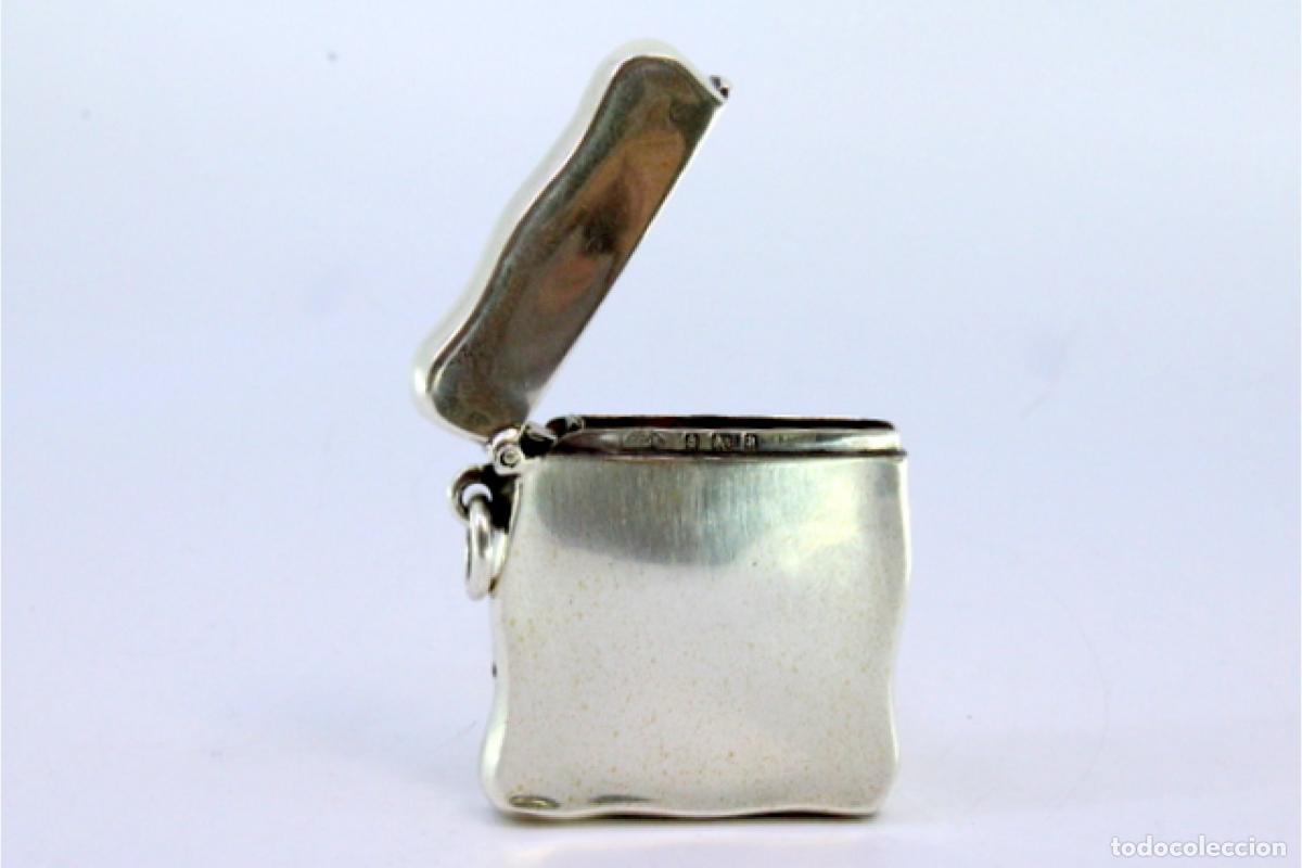 Antig&uuml;edades: Caja de cerillas de plata - Foto 8