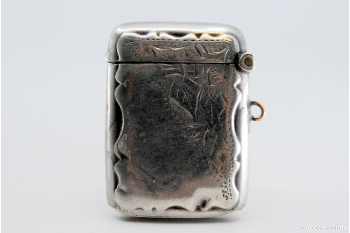 Antig&uuml;edades: Caja de cerillas de plata - Foto 7
