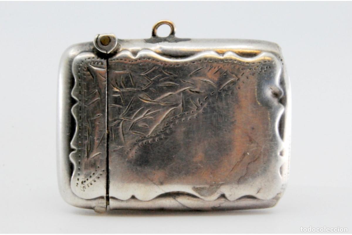 Antig&uuml;edades: Caja de cerillas de plata - Foto 10