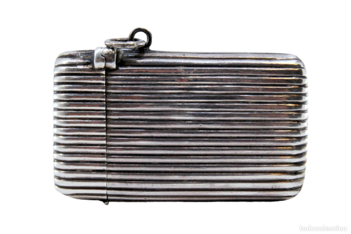 Antig&uuml;edades: Caja de cerillas de plata - Foto 1