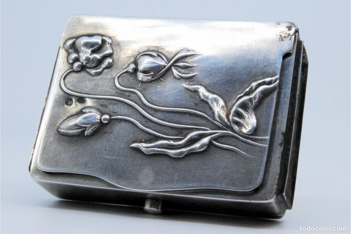 Antig&uuml;edades: Caja de cerillas de plata - Foto 9