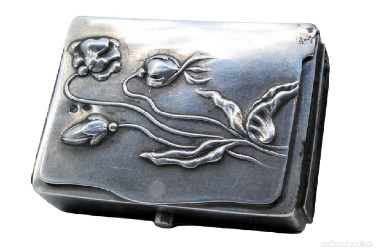 Antig&uuml;edades: Caja de cerillas de plata - Foto 1