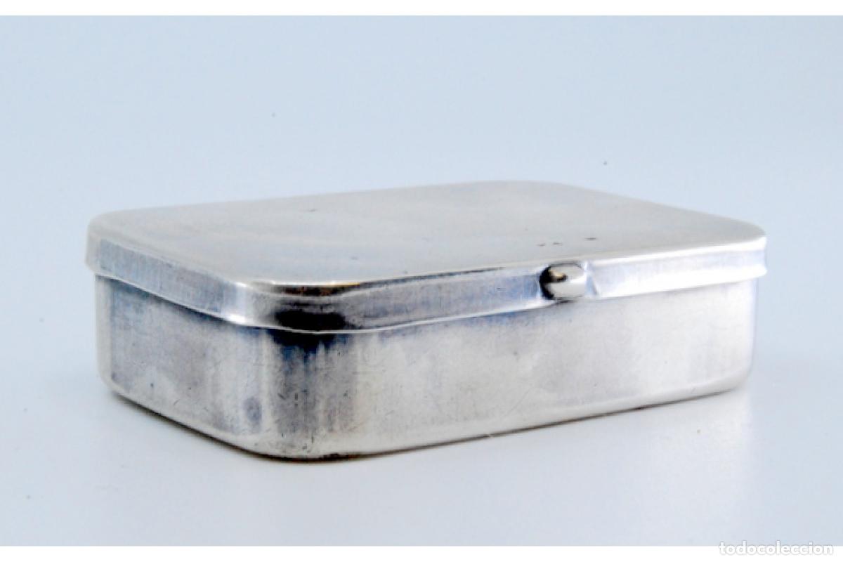 Antig&uuml;edades: Caja de cerillas de plata - Foto 2