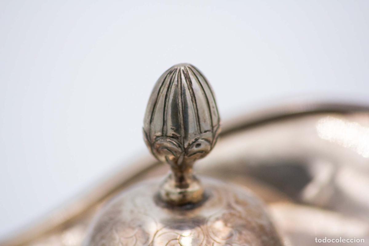 Antig&uuml;edades: jarra de leche de plata - Foto 4