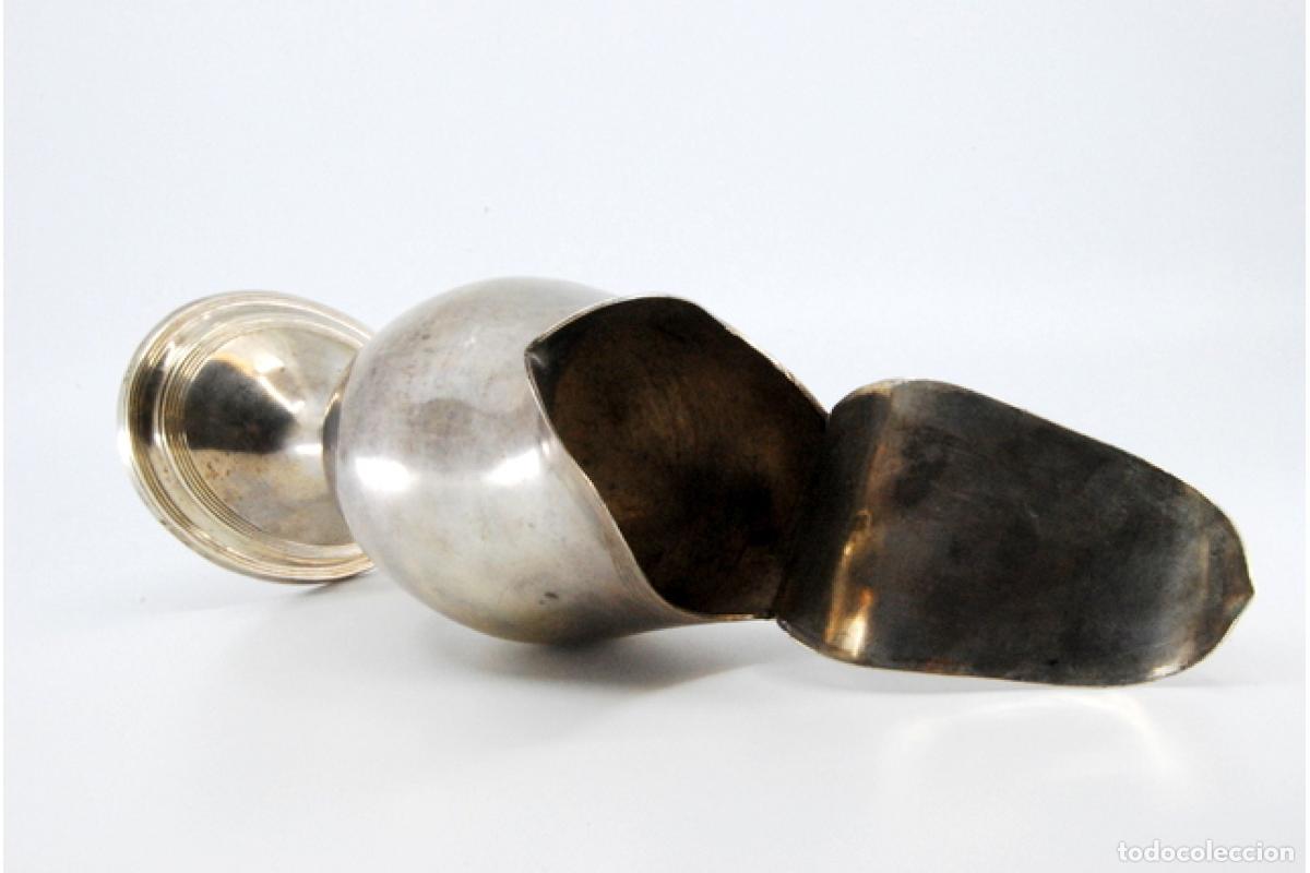 Antig&uuml;edades: jarra de leche de plata - Foto 4