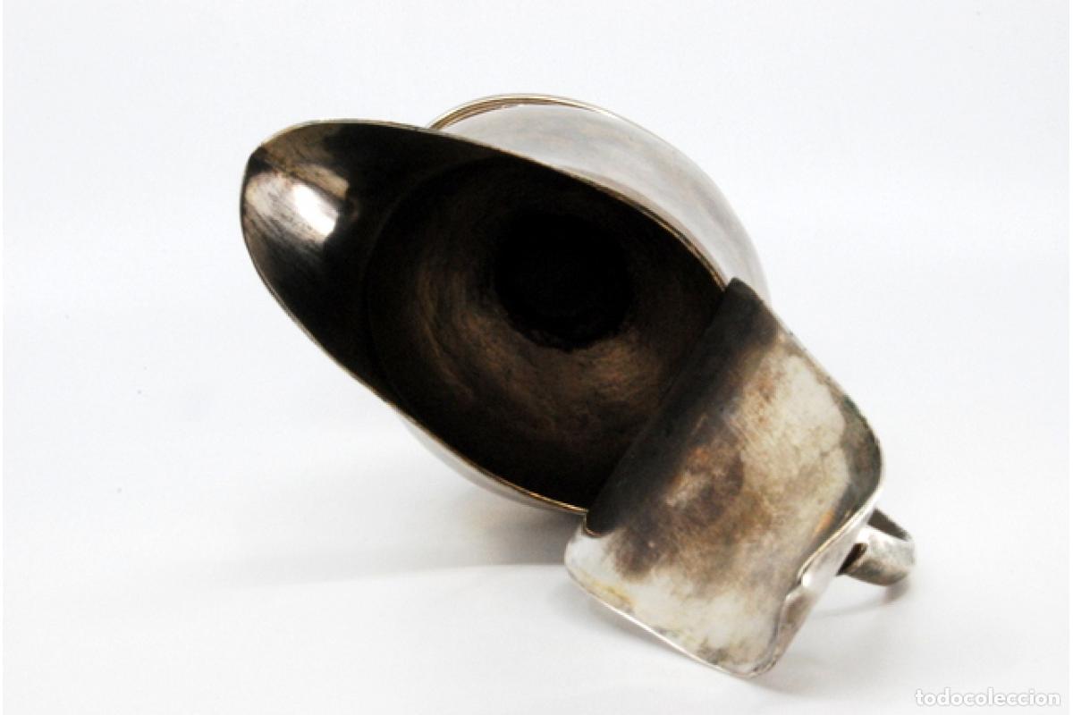 Antig&uuml;edades: jarra de leche de plata - Foto 10