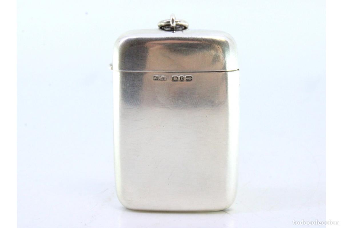 Antig&uuml;edades: Caja de cerillas de plata - Foto 4