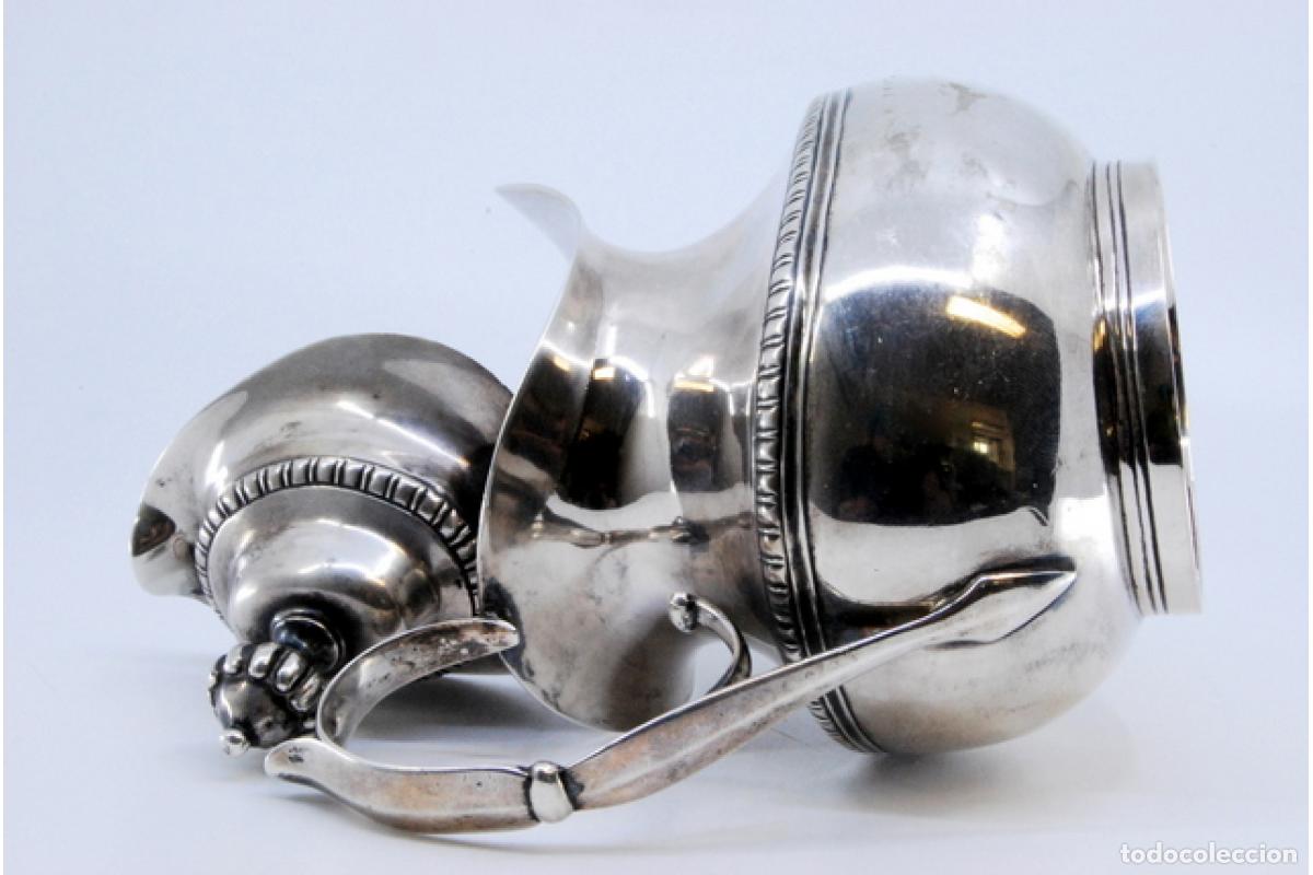 Antig&uuml;edades: jarra de leche de plata - Foto 8