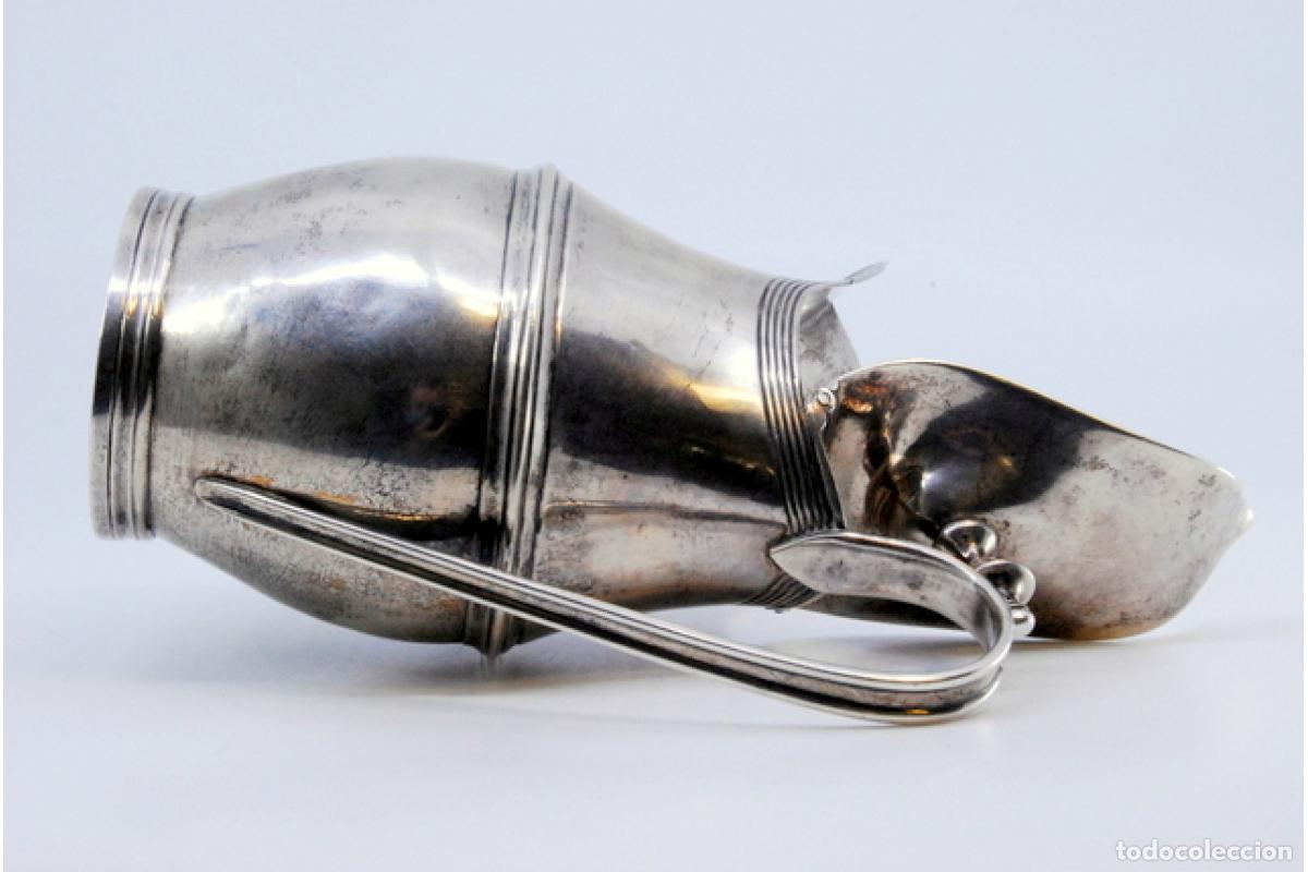 Antig&uuml;edades: jarra de leche de plata - Foto 7