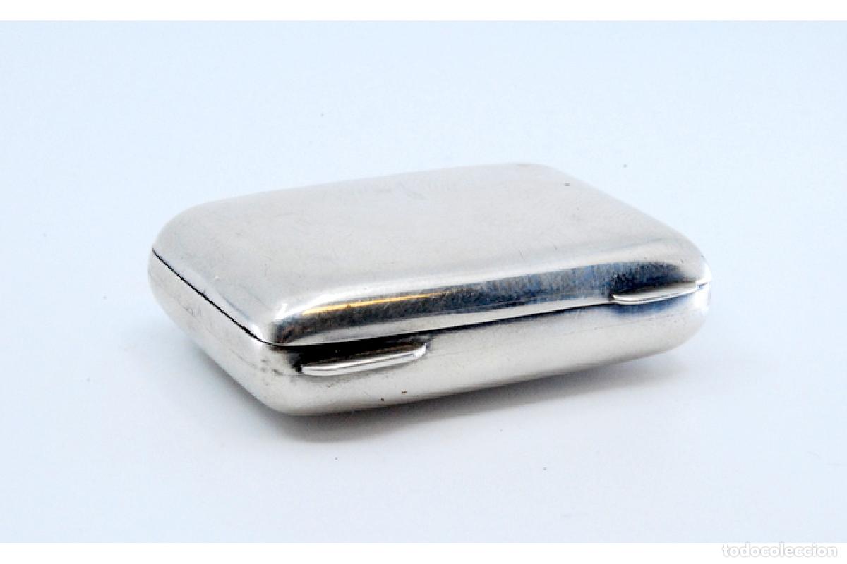 Antig&uuml;edades: Caja de cerillas de plata - Foto 2