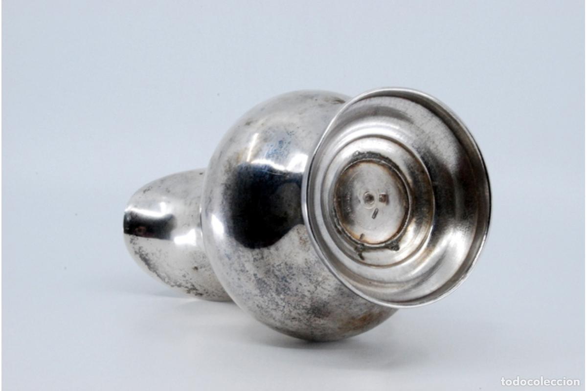 Antig&uuml;edades: jarra de leche de plata - Foto 4